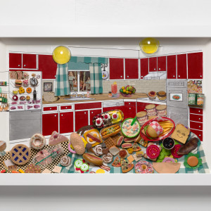 Deep Photos (Instant Decorator/Red and White Kitchen), 2021