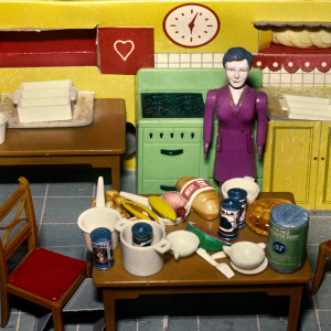 Purple Woman/ Kitchen