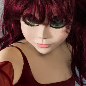 Redhead/Red Dress/Selfie