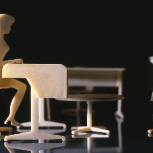 Modern Office (with Worker)