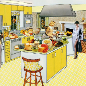 The Instant Decorator (Yellow Kitchen)