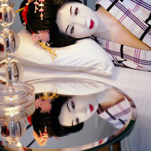 The Love Doll/Day 35 (Blue Geisha, Lying on Bed 2)